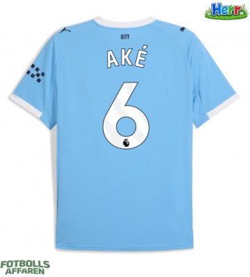 Manchester City Nathan Ake #6 Hemmatröja 2025-26 Kortärmad